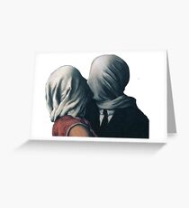 The lovers- rene magritte Greeting Card