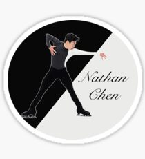 Nathan Chen Kreis Aufkleber Sticker