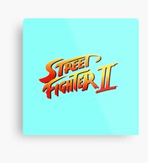 Street Fighter 2 Metal Print