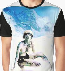 Snow leopard woman Graphic T-Shirt