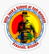 Billy Jack's School of Self Defense Sticker