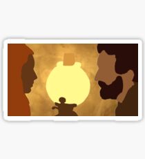 Amy and Vincent van Gogh Sticker