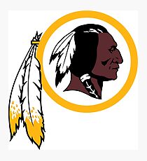 the redskins Photographic Print