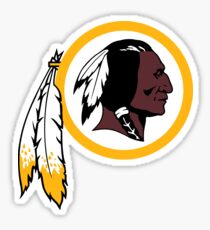 the redskins Sticker