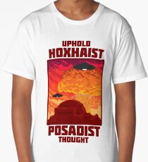 'Uphold Hoxhaist-Posadist Thought' - t-shirts etc. Long T-Shirt