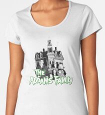 Camiseta premium para mujer La camisa de la familia Addams
