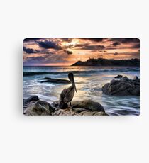 Sunset in Puerto Escondido Canvas Print