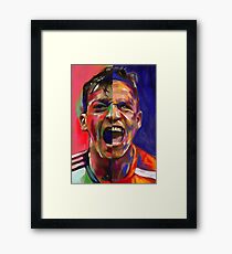 Alexis Sanchez & Mesut Ozil Framed Print