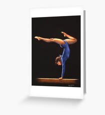 Stag Handstand Greeting Card