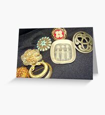A Collection of Broches.............. Greeting Card