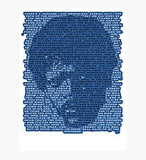Jules Winnfield in Blue Photographic Print