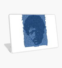 Jules Winnfield in Blue Laptop Skin