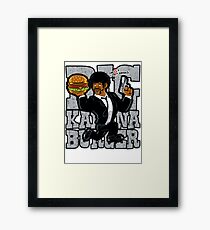 Jules - Tasty Burger Framed Print