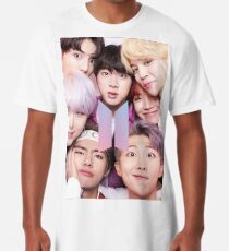 Camiseta larga BTS Group PHOTO Case / Poster ECT (Selfie) con logotipo