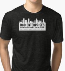 The Wire - B&B Enterprises - White Tri-blend T-Shirt