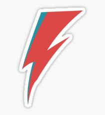 Lightning - David Bowie Sticker