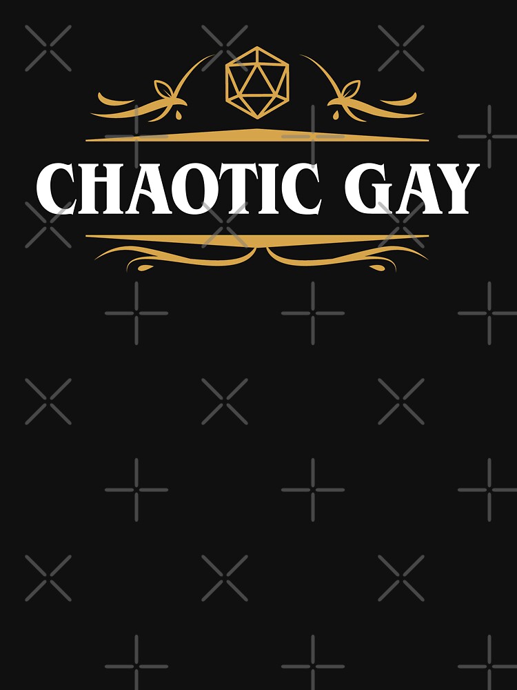 Chaotic Gay Alignment Tabletop RPG Gaming by pixeptional
