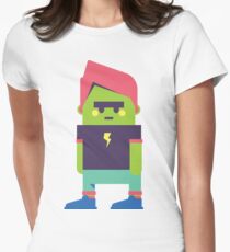 Little green flash dude Women's Fitted T-Shirt