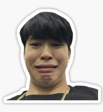 Pegatina Etiqueta engomada de BTS Jimin Meme