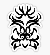 maori tattoo tribal design graphic Sticker