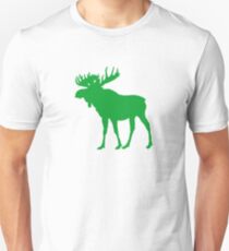Moose: Pine Green Unisex T-Shirt