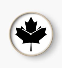 Dark Maple Clock