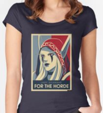 Sylvanas - Für die Horde Tailliertes Rundhals-Shirt