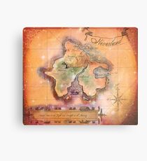 Neverland Map Metal Print