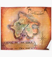 Neverland Map Poster