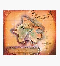 Neverland Map Photographic Print