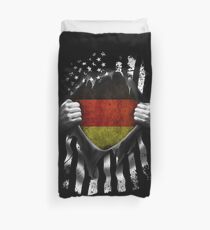 Deutsch Amerikanische Flagge USA Deutschland Deutschland Bettbezug