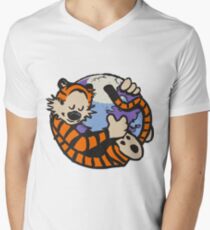 Calvin and Hobbes Men's V-Neck T-Shirt