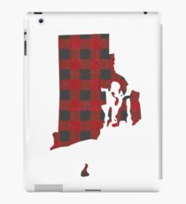 Rhode Island Plaid in Red iPad Case/Skin