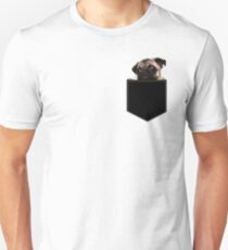 Pug Pocket Unisex T-Shirt