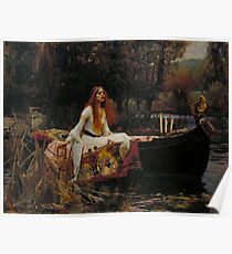 The Lady of Shalott (John W. Waterhouse) Poster