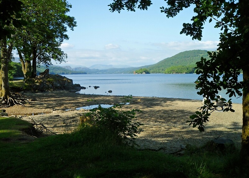 "Coniston Water, looking north from Brown Howe, Lake District National