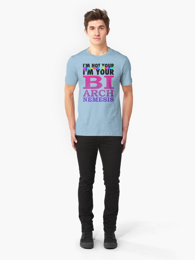 Alternate view of Bisexual Arch Nemesis Slim Fit T-Shirt