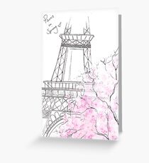 Paris in Spring Greeting Card