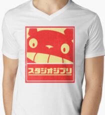 Ghibli Men's V-Neck T-Shirt