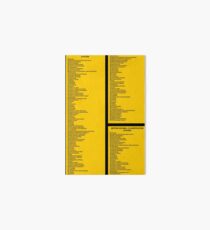 Library Sign - Nippon Decimal Classification System Art Board