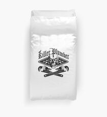 Plumber Skull and Wrenches 3.1 Duvet Cover