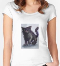Boris. Women's Fitted Scoop T-Shirt