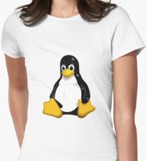 Linux Penguin Women's Fitted T-Shirt