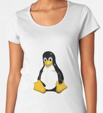 Linux Penguin Women's Premium T-Shirt