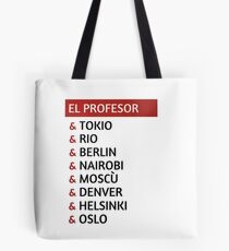 La casa de papel Tote Bag