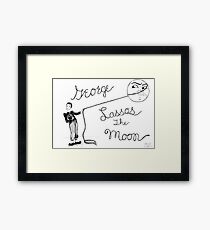 Lasso the Moon Framed Print