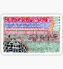 subscription card art #187 Sticker