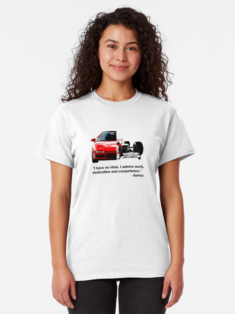 Alternate view of Shift Shirts Senna - F1 Inspired Classic T-Shirt