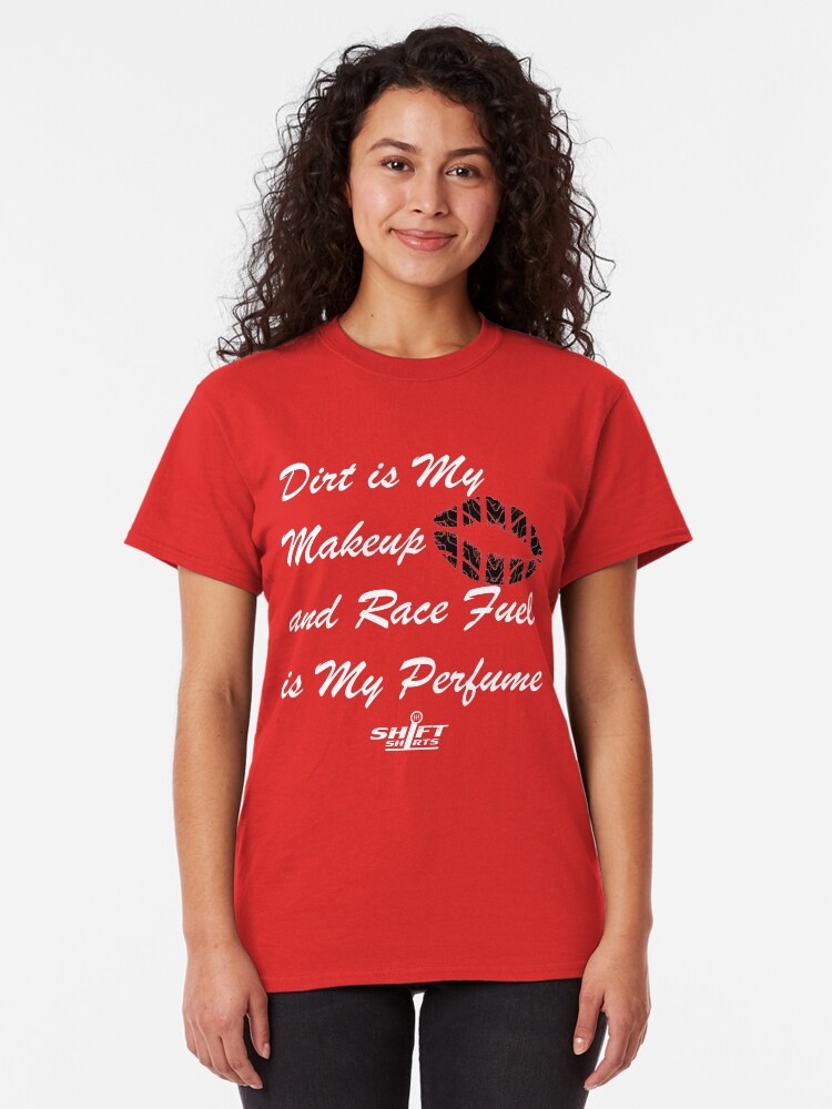Alternate view of Shift Shirts Race Perfume - Female Racer Classic T-Shirt