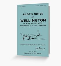 Tarjeta de felicitación Vickers Wellington